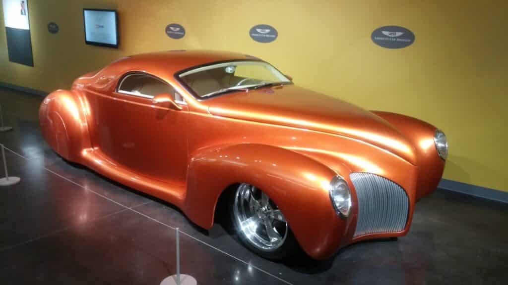 LeMay Car Museum in Tacoma orange car