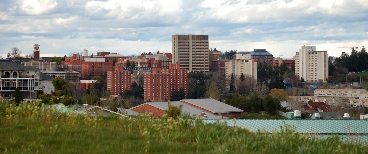 Panorama of the Washington State University campus, Pullman, WA