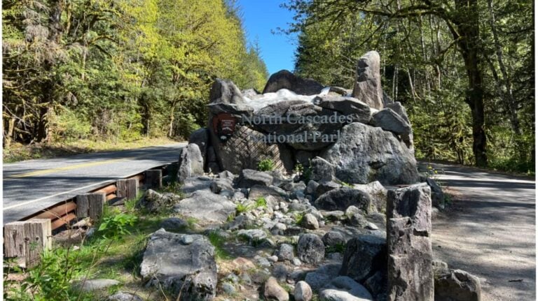North Cascades National Forest Sign