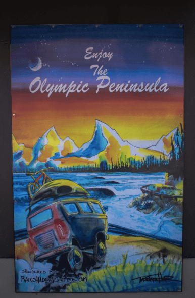 Olympic peninsula poster