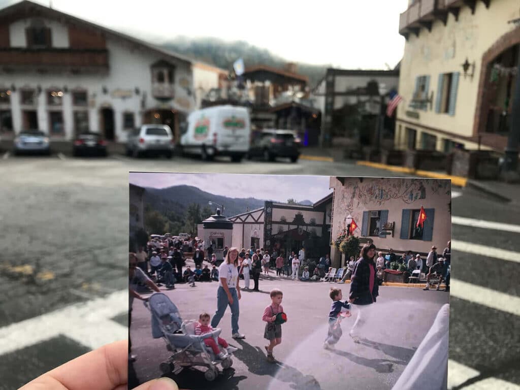 Leavenworth then and now