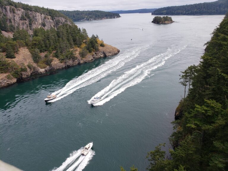 Boats at Deception Pass