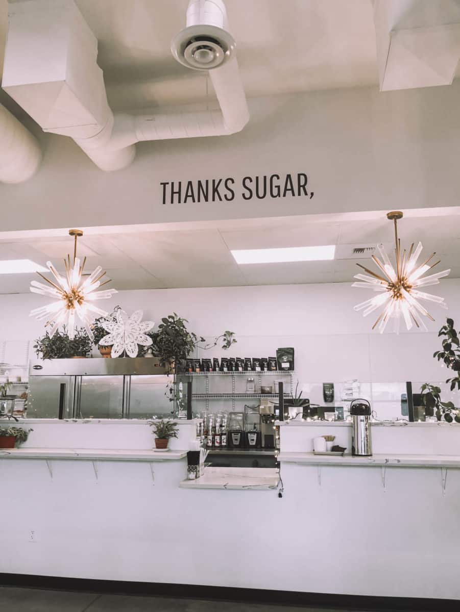 Counter at Sugar Bakery one of. our Top 8 Bakeries in Spokane