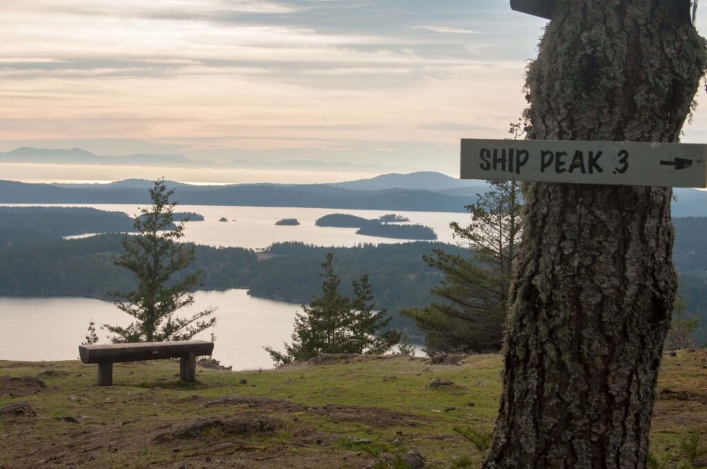 View from Turtleback Mountain on Orcas Island