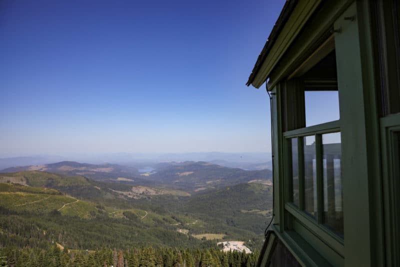 fire lookout view
