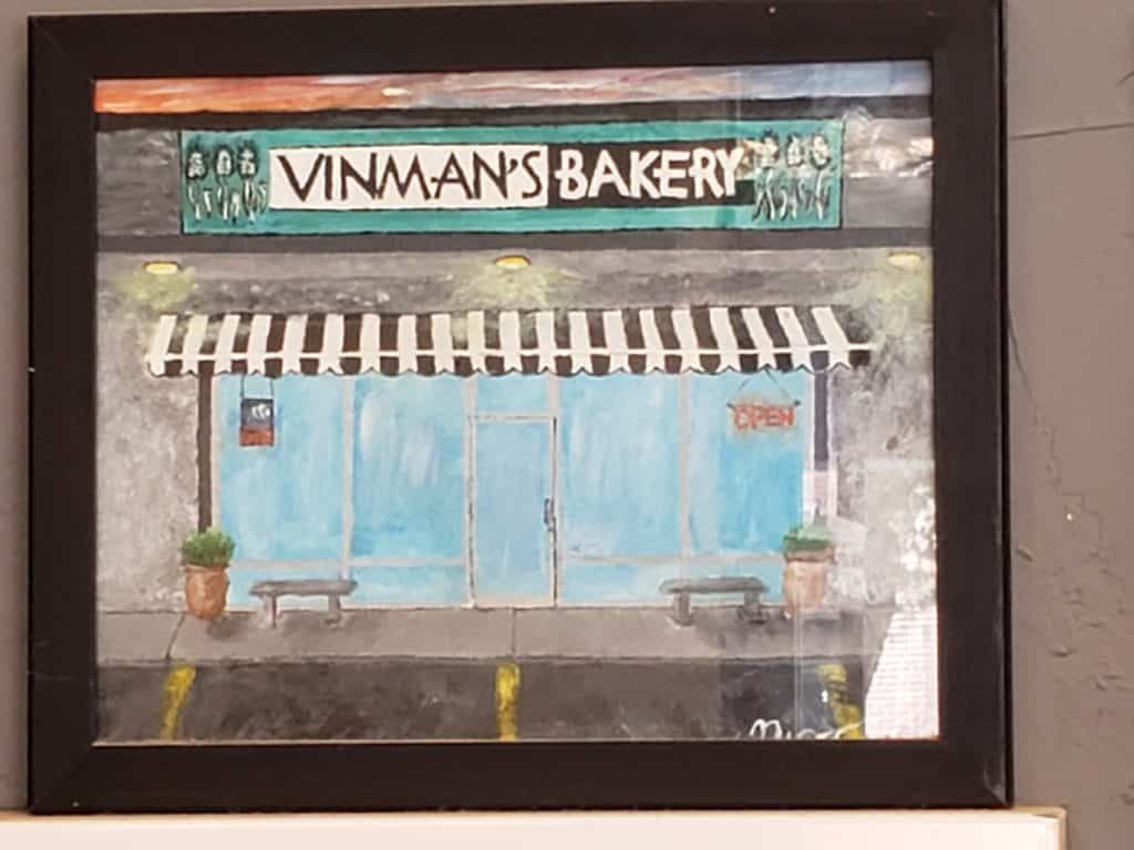 Vinman's Bakery art of storefront