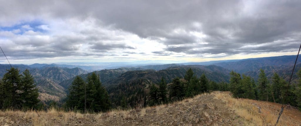 view from oregon butte