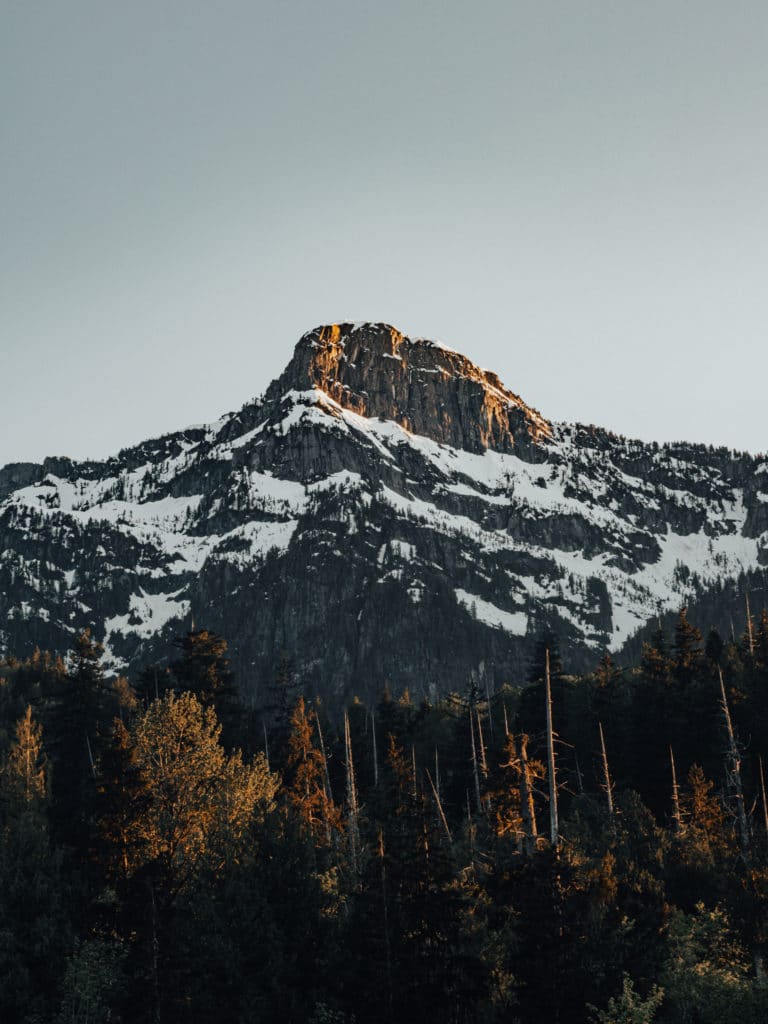 snowy peak by Garrett Hanson