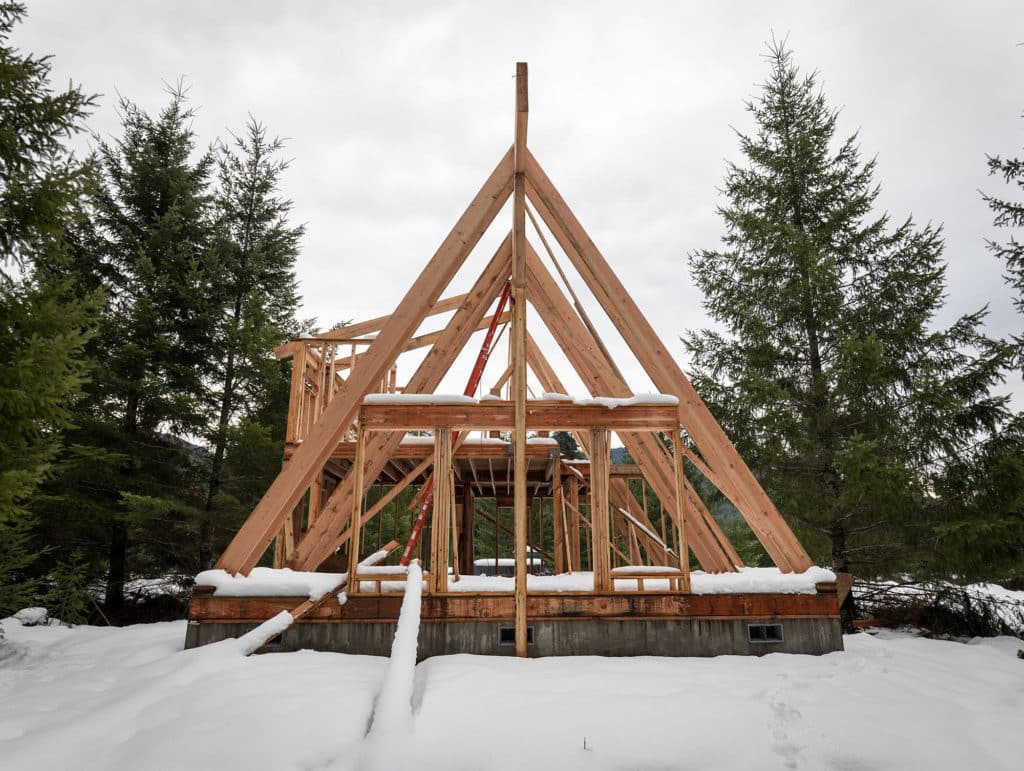 A-frame in Packwood, Washington at Heartwood