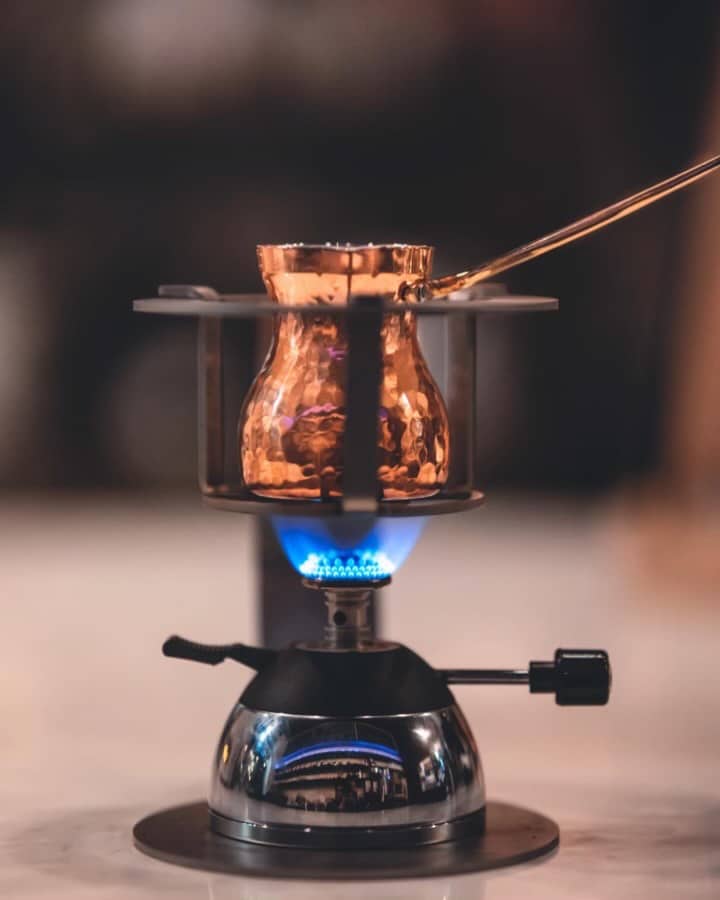 brewing coffee at Third Culture Coffee in Bellevue, Washington