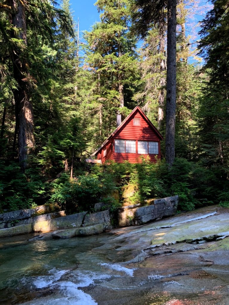 franklin falls red cabin