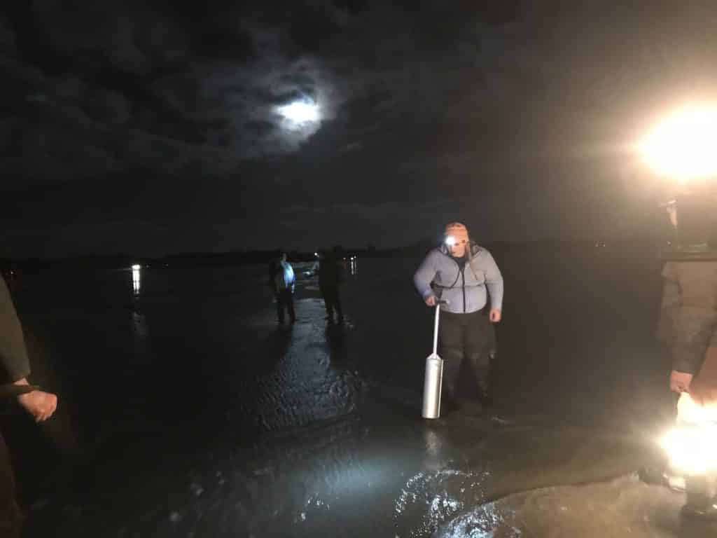 Clam digging in Washington state