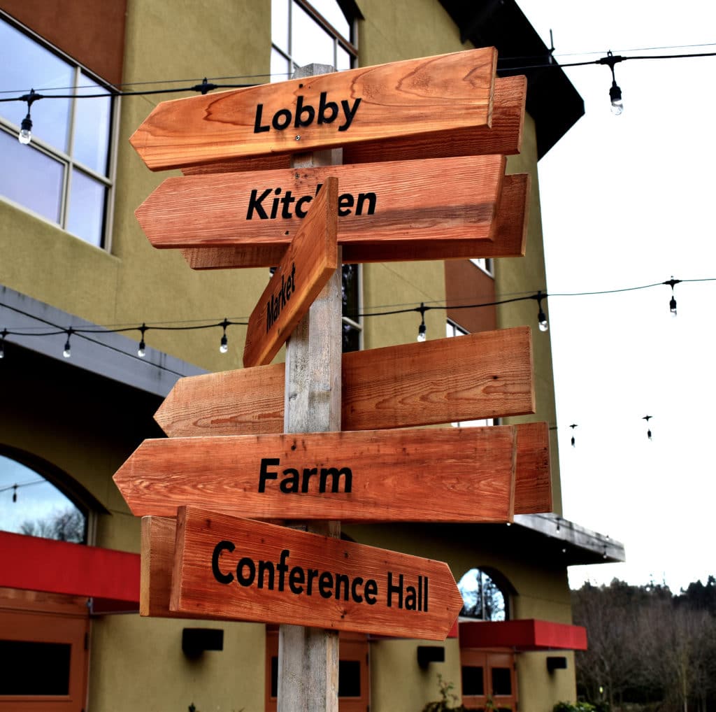 21 Acres sign in Woodinville