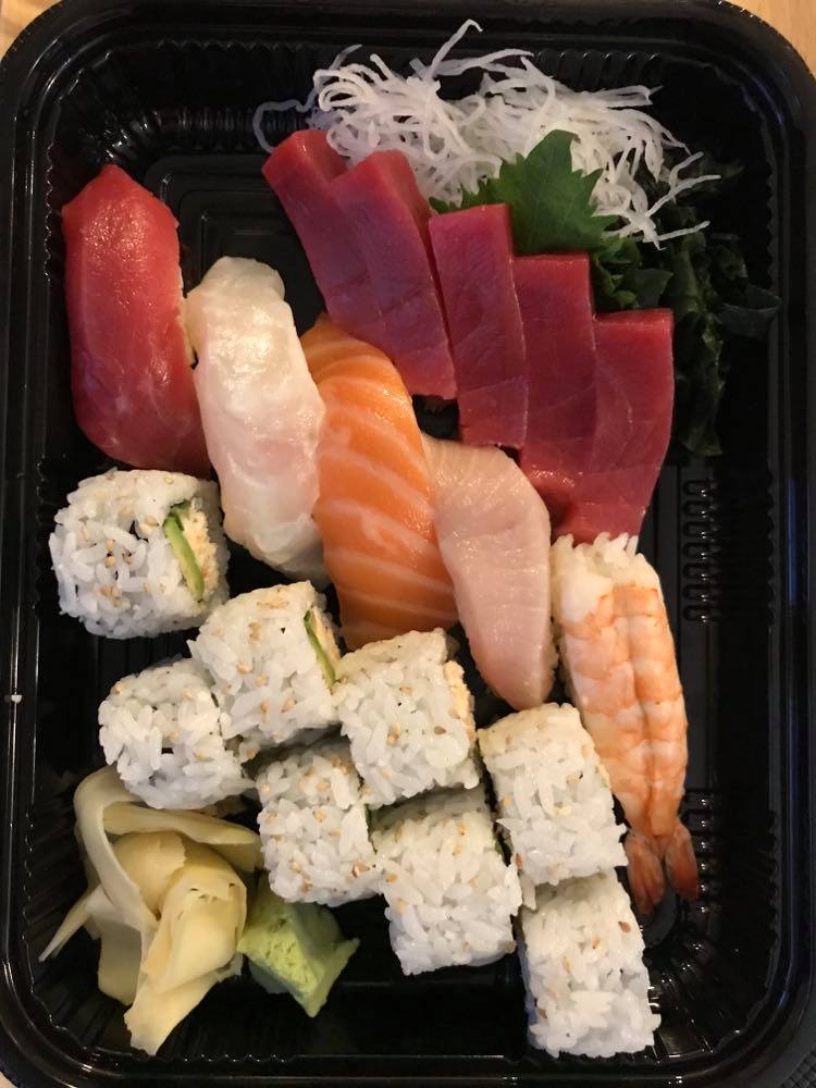 sushi spread