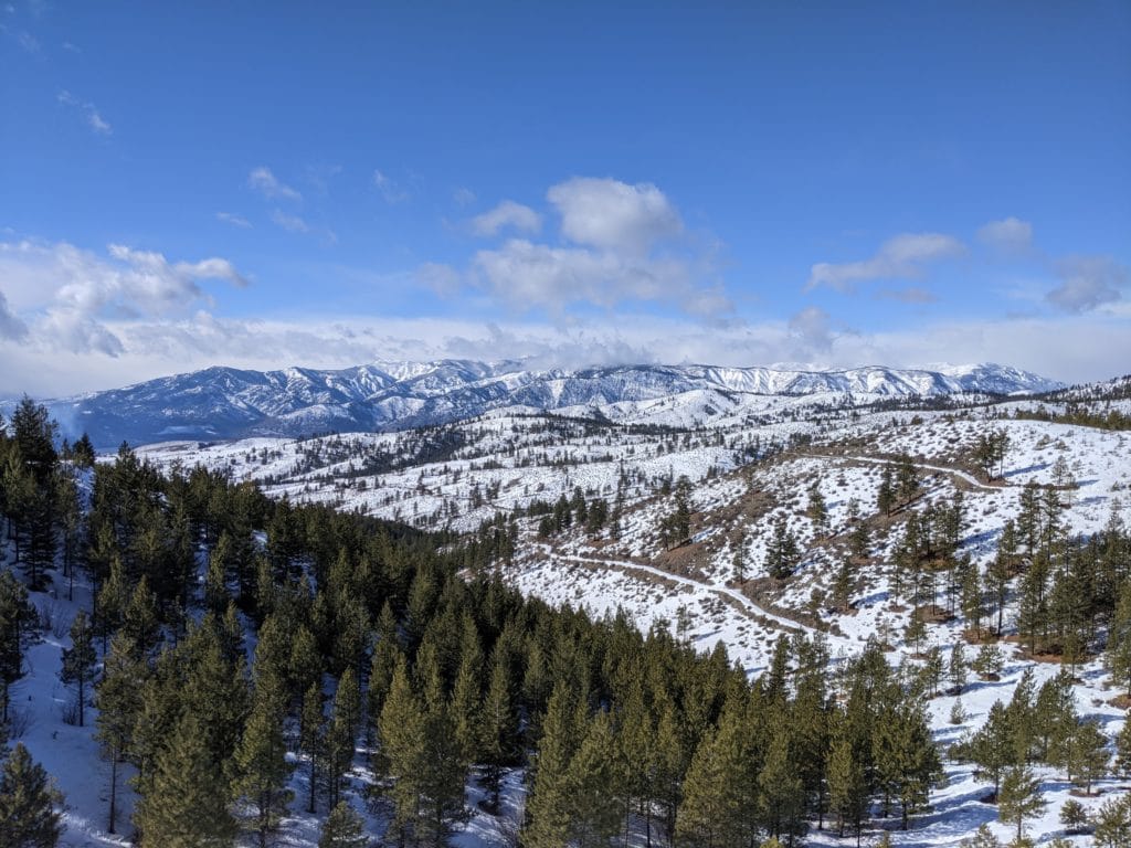 echo ridge winter trails