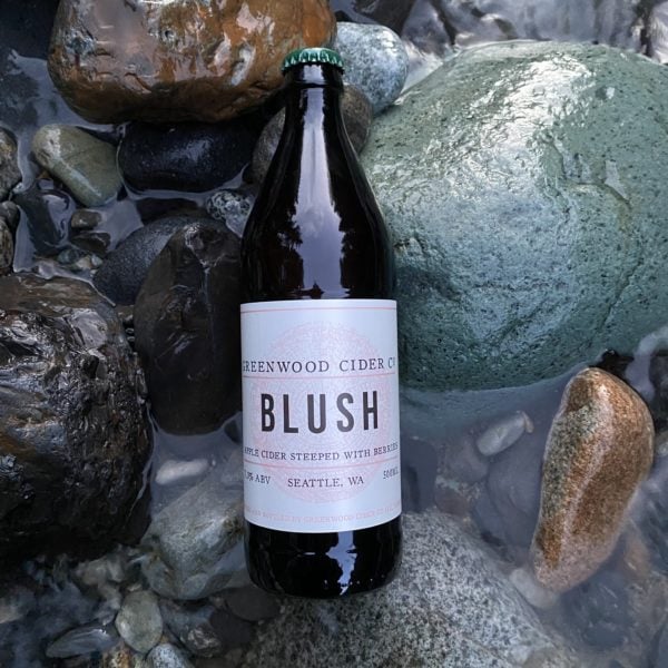 Greenwood Cider Co. Blush cider, 5 Urban Washington Cideries You Should Know About