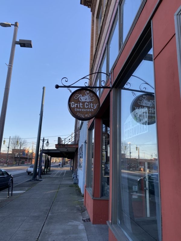 Grit City Ciderworks sign, 5 Urban Washington Cideries You Should Know About