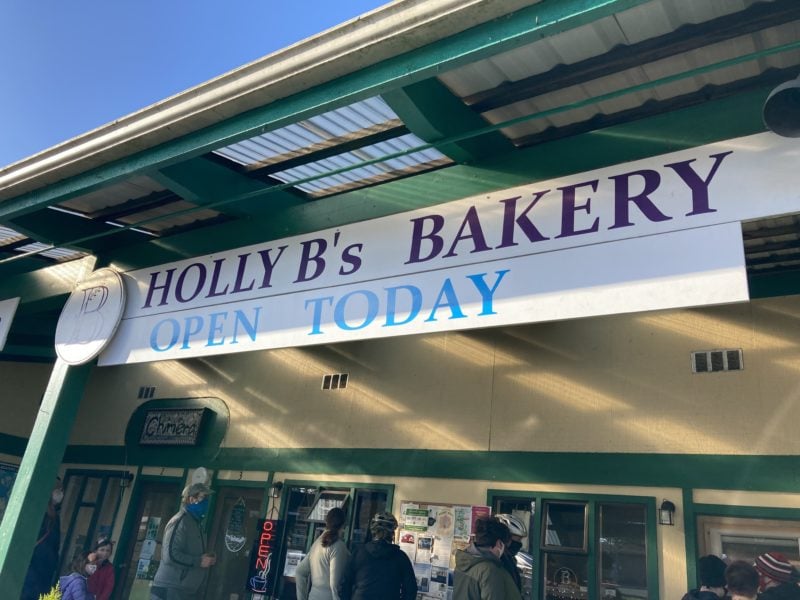 Lopez Island Holly B's Bakery sign
