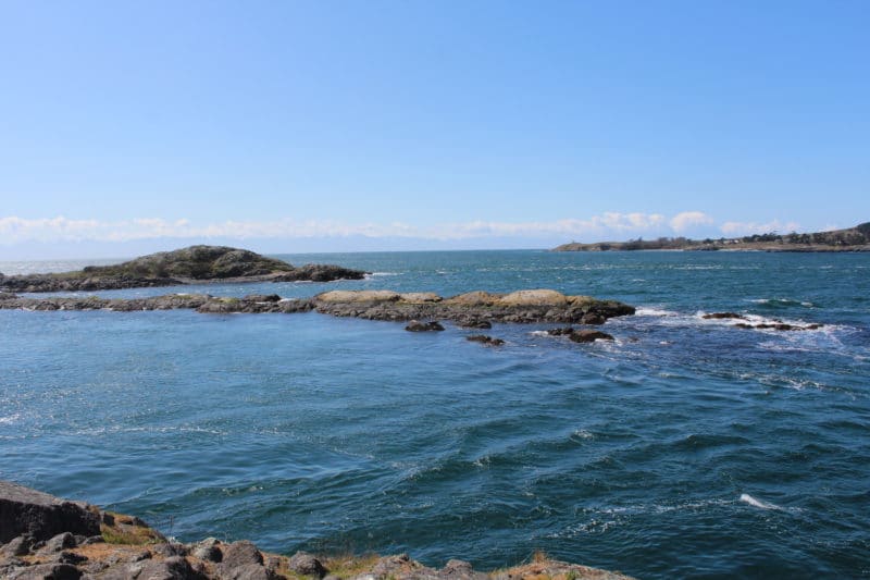 View from Shark Reef Sanctuary trail in Lopez Island