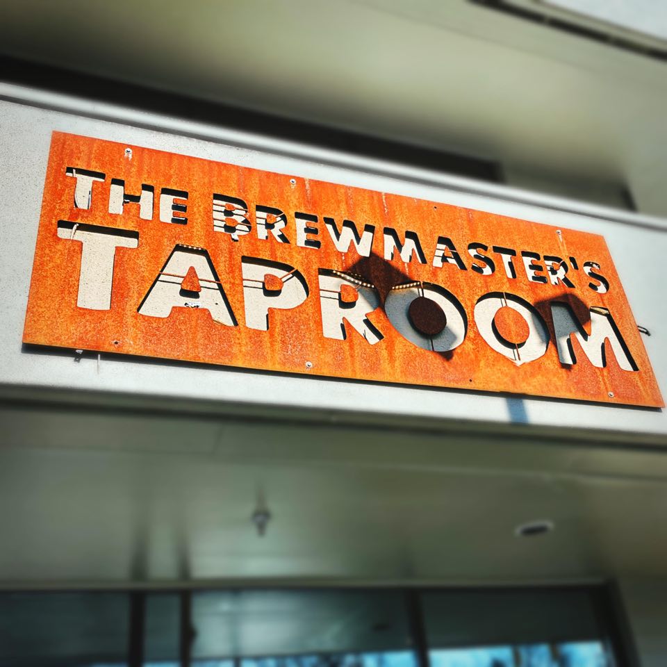 The Brewmaster's Taproom sign in Renton, Washington