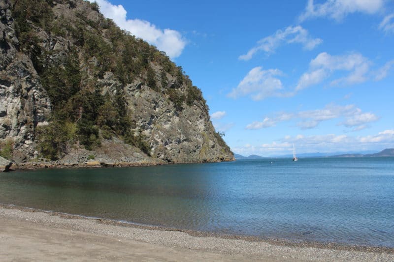 Watmough Bay cove in Lopez Island