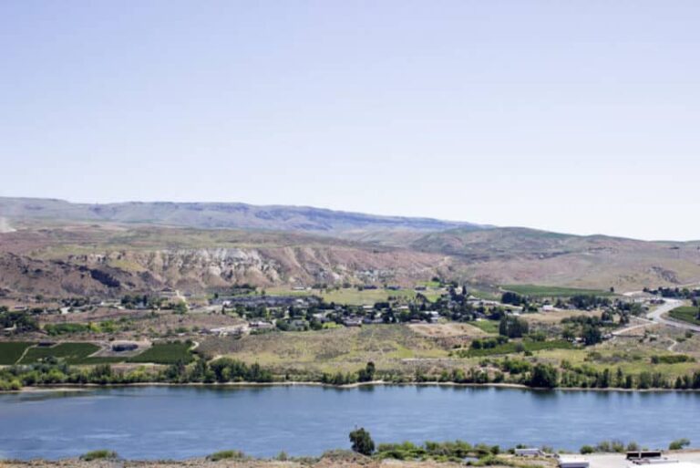 View from Ohme Gardens in Wenatchee
