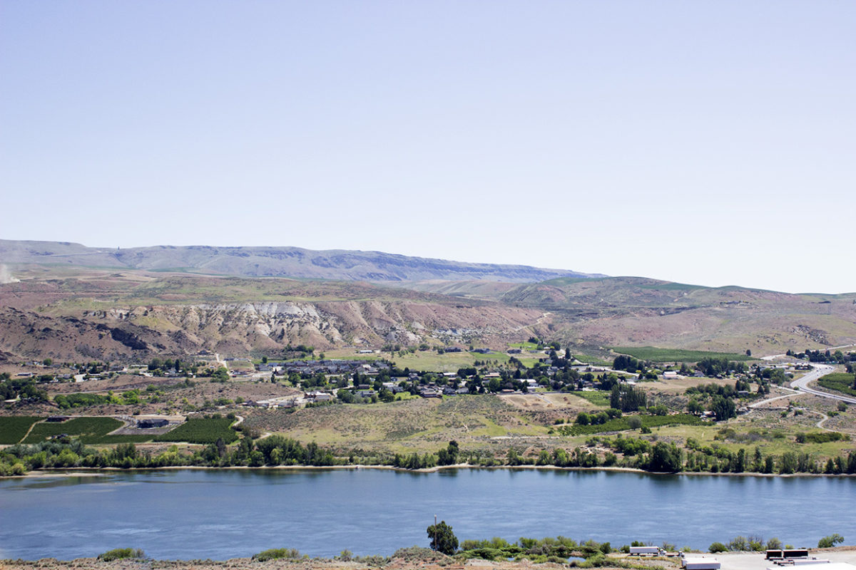 View from Ohme Gardens in Wenatchee