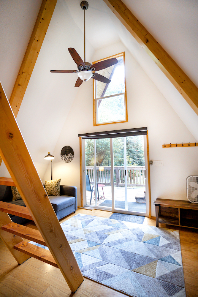 Tilted Timbers Loft Interior