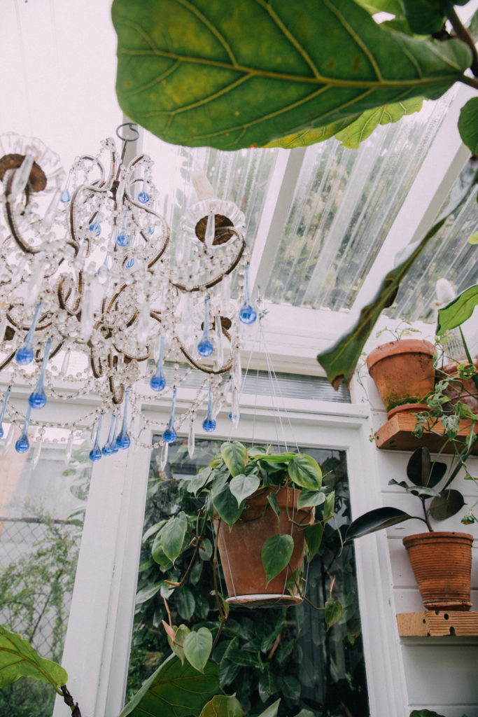 greenhouse chandelier
