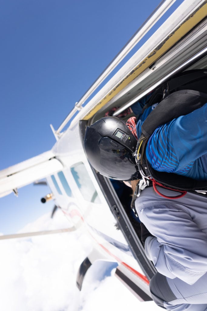skydiving