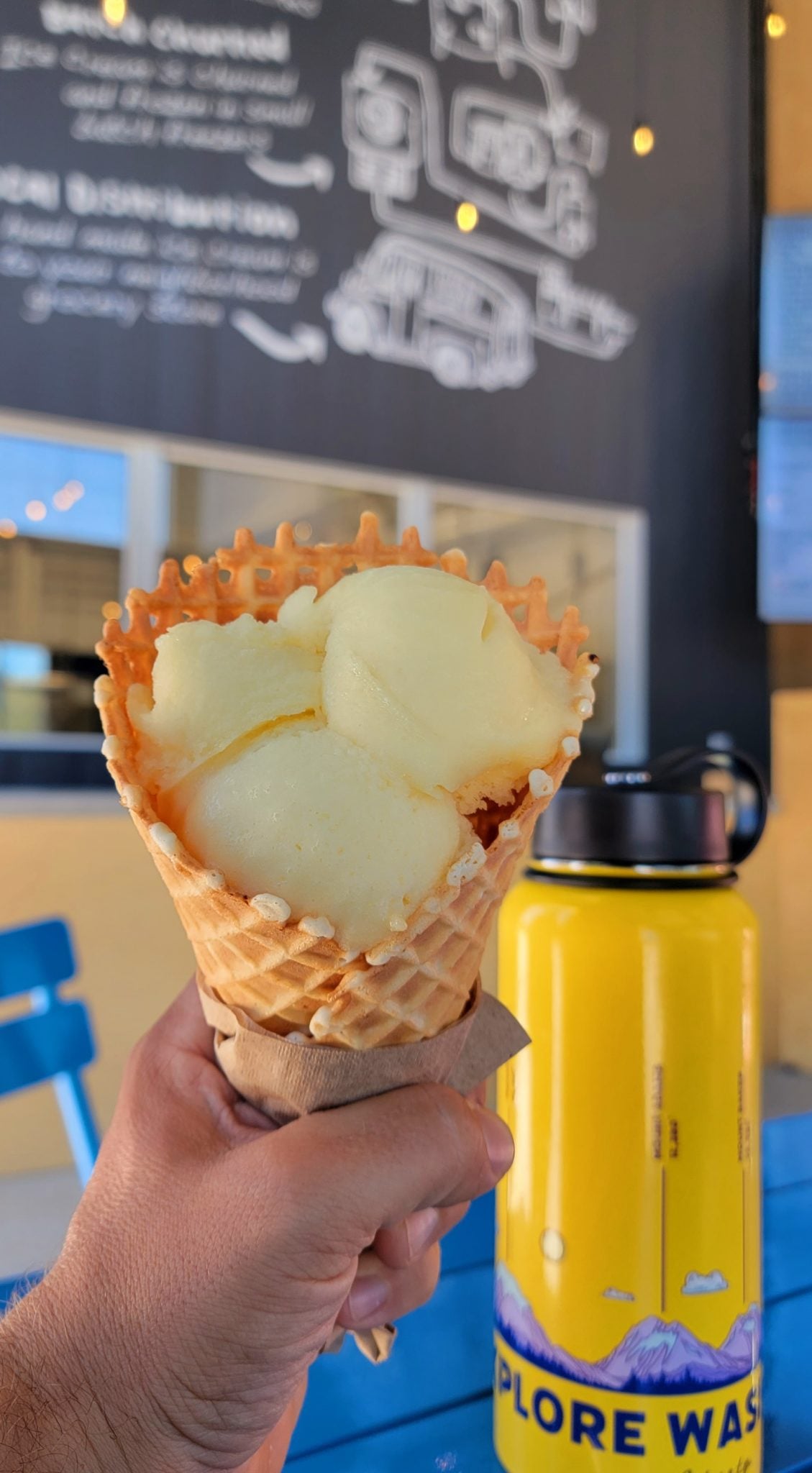 ice cream near the Anacortes Community Forest