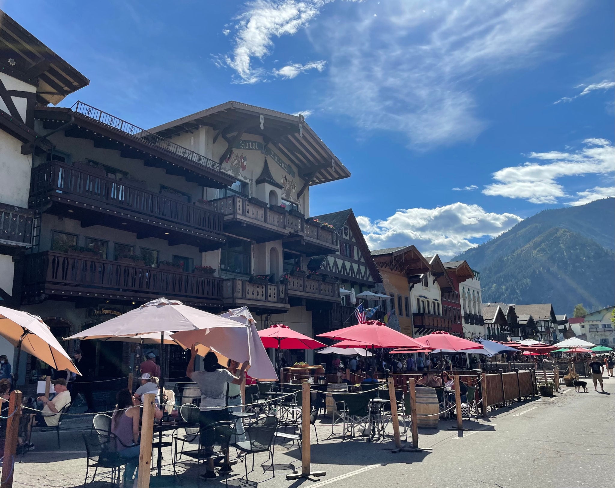 downtown Leavenworth