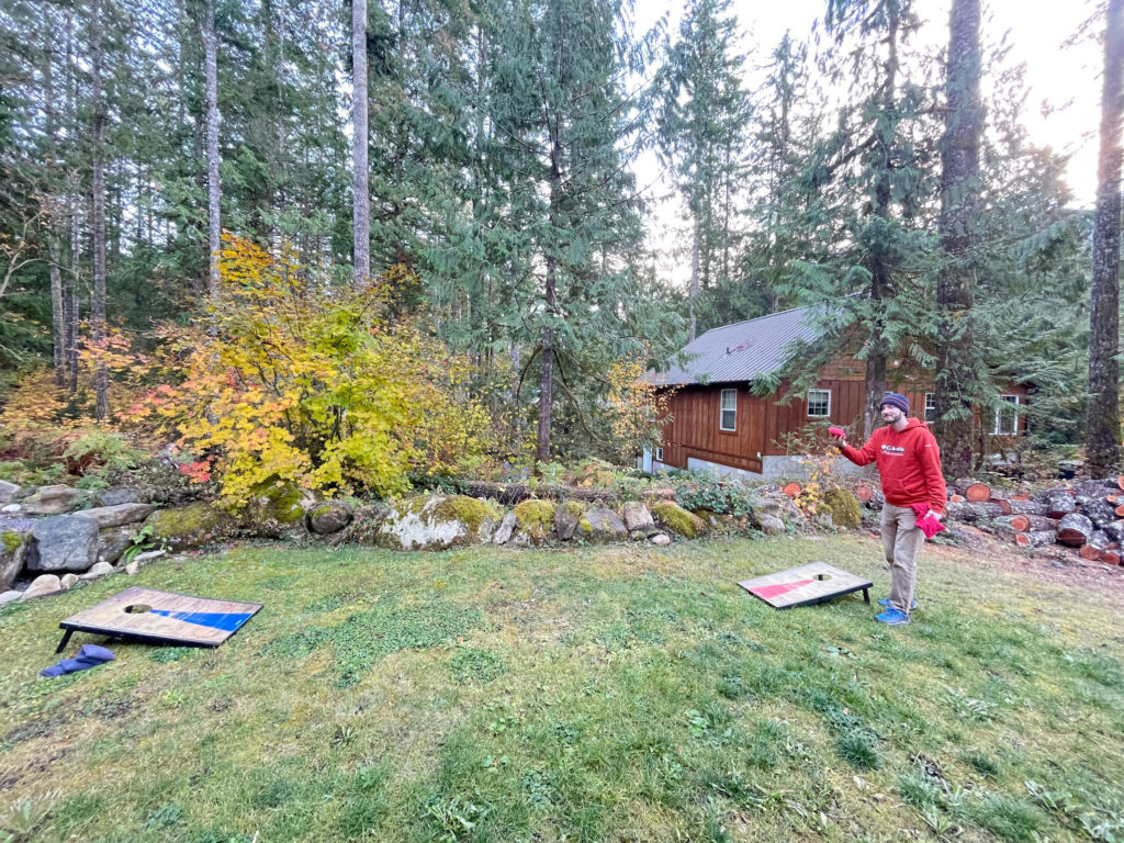 cornhole game