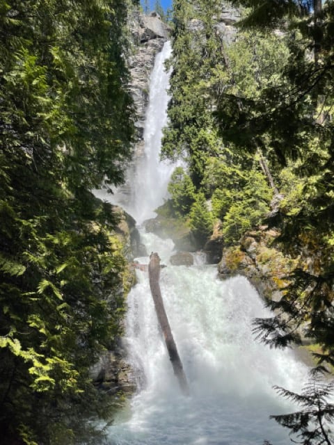 waterfall in stehekin