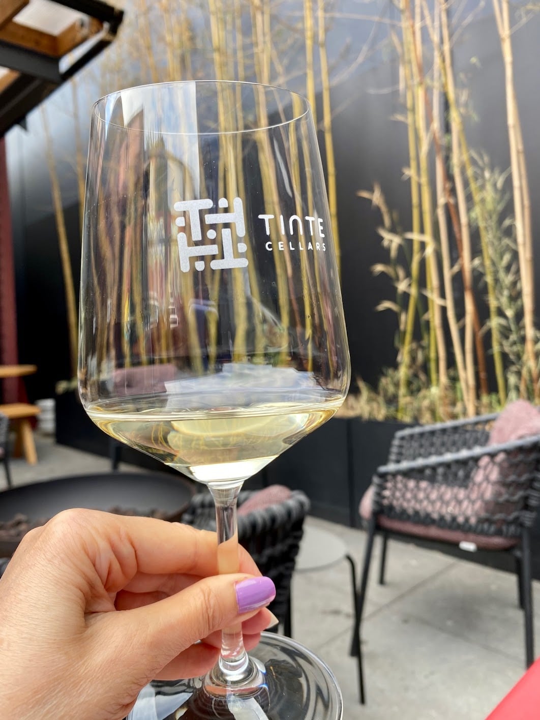 Tinte Cellars Patio Wine Tasting
