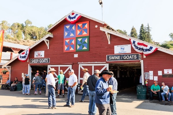 Red Barn at the Kittitas County Fair