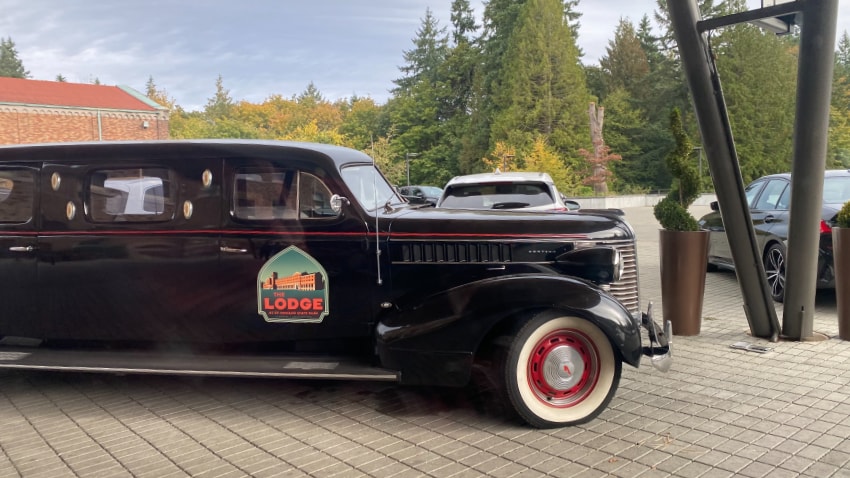 Vintage Limo at The Lodge at Saint Edward State Park