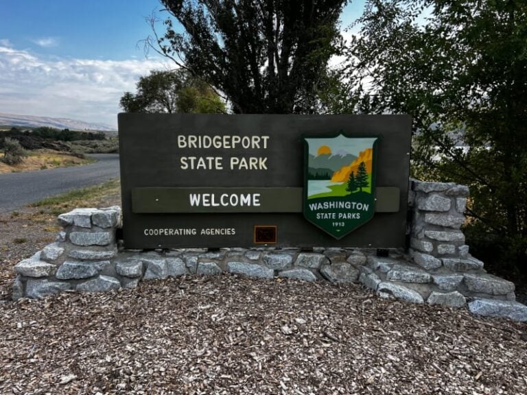 Bridgeport State Park Welcome Sign