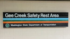 Gee Creek Rest Area Southbound I-5