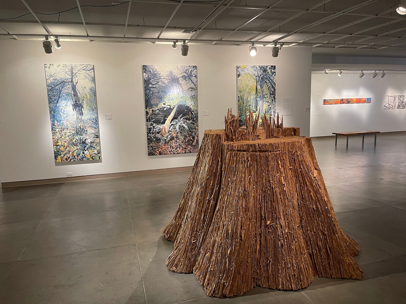 A gallery at the Museum of Northwest Art in La Conner