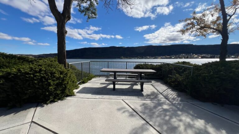 Picnic Table at Blue Lake Rest Area SR 17 Multidirectional