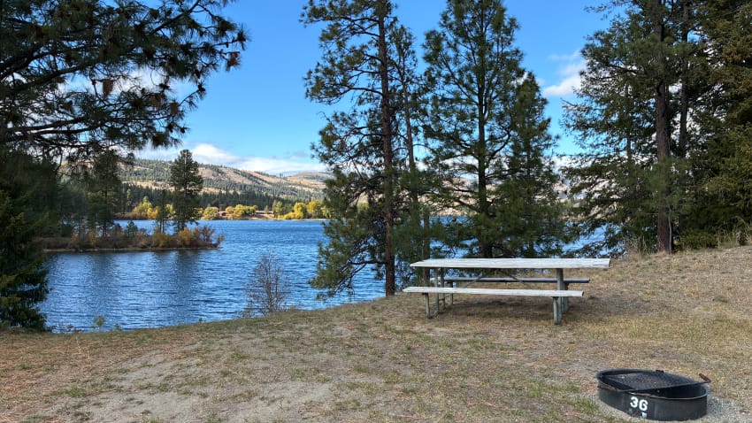 Curlew Lake State Park Camping Spot 36