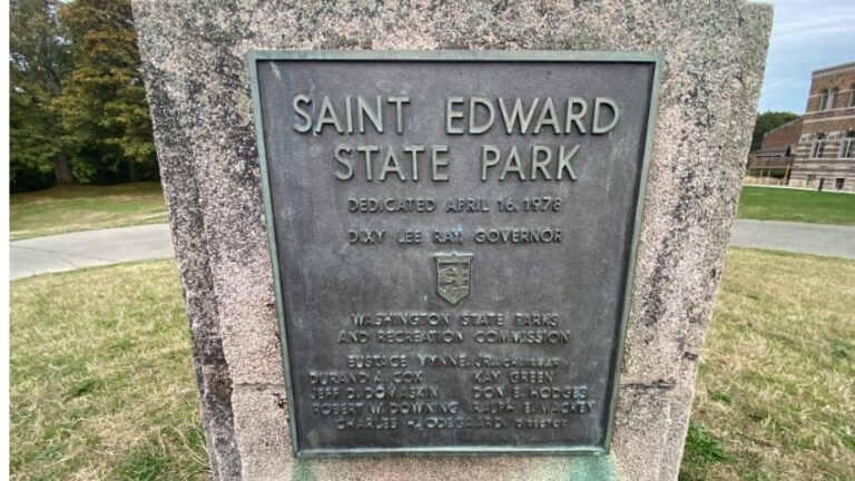 State Edward State Park Dedication Plaque