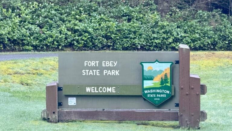 Fort Ebey State Park Welcome Sign Fort Ebey State Park Welcome Sign