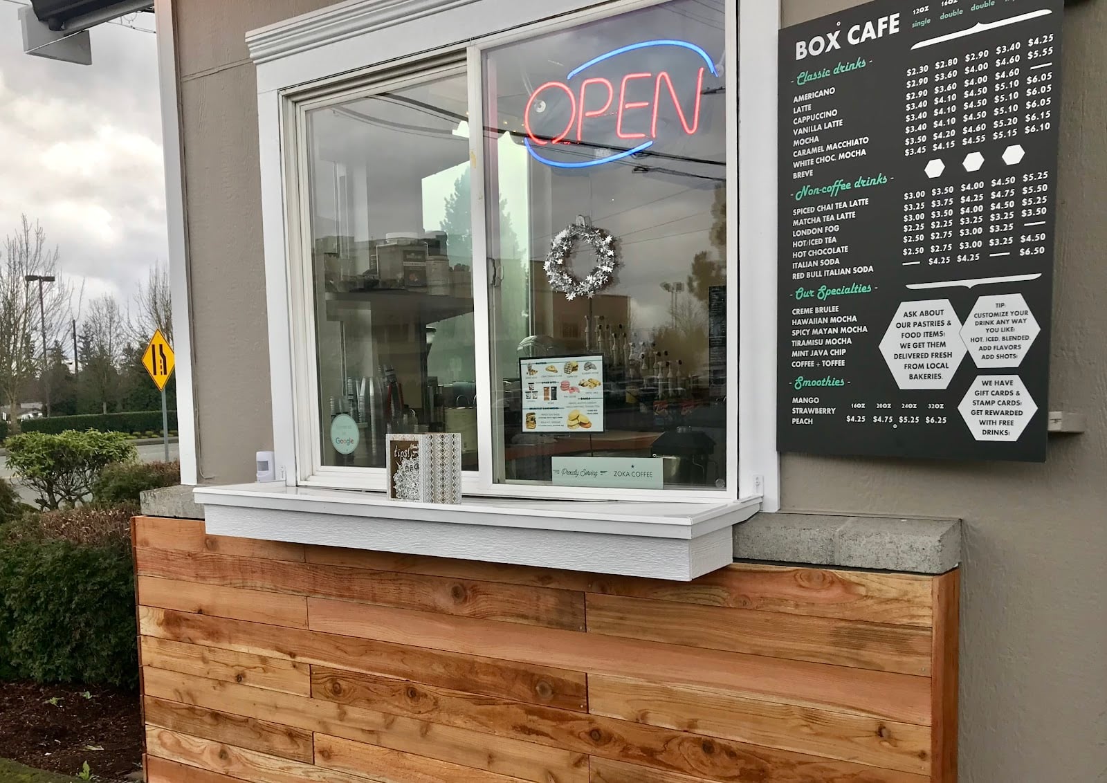 Box Cafe in Everett, Washington