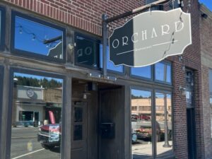 Orchard Restaurant Sign Cle Elum Washington