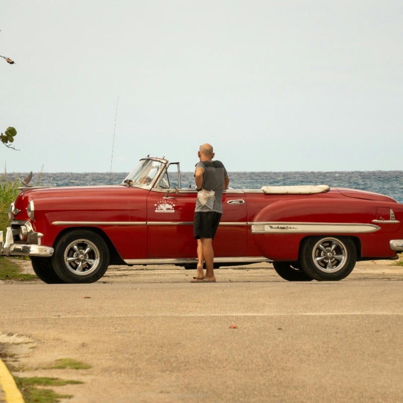 Classic car at Rod Run to the End of the World on the Long Beach Peninsula