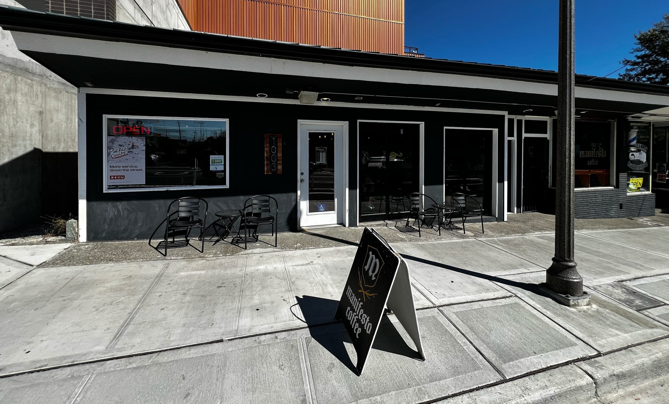 Manifesto Coffee in Tacoma, Washington