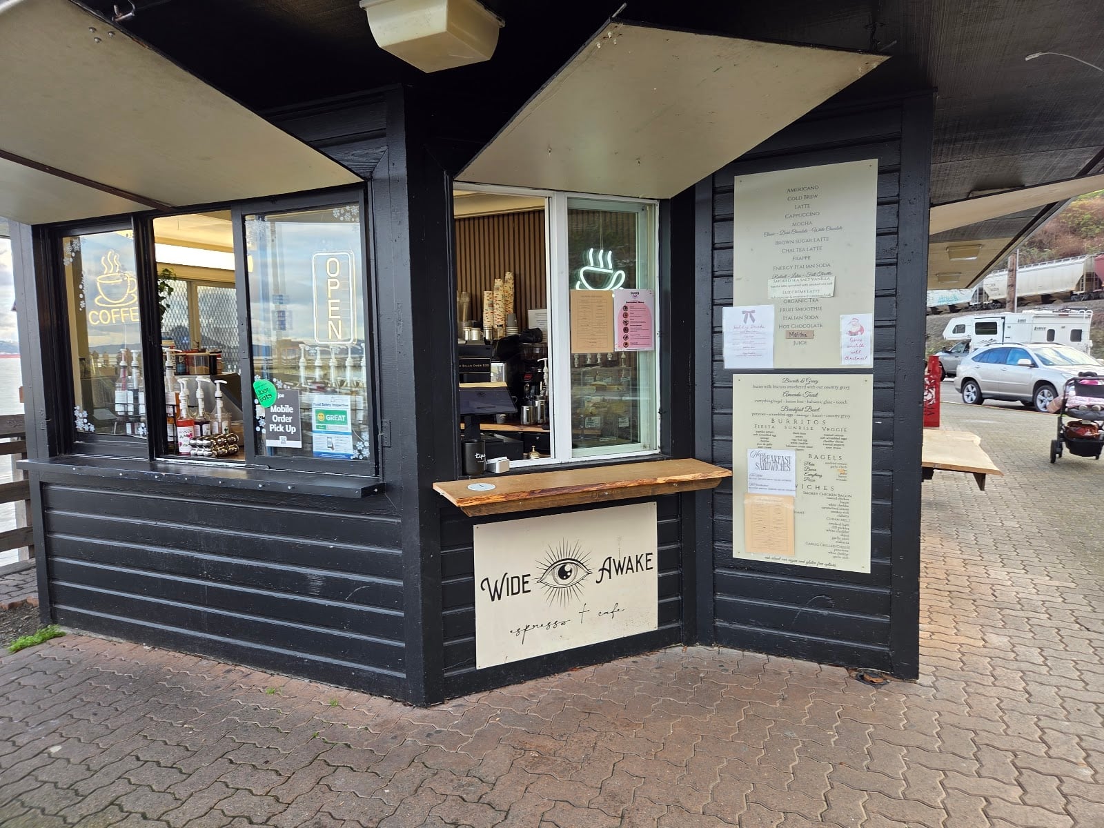 Wide Awake Cafe and Espresso Ruston Way in Tacoma, Washington
