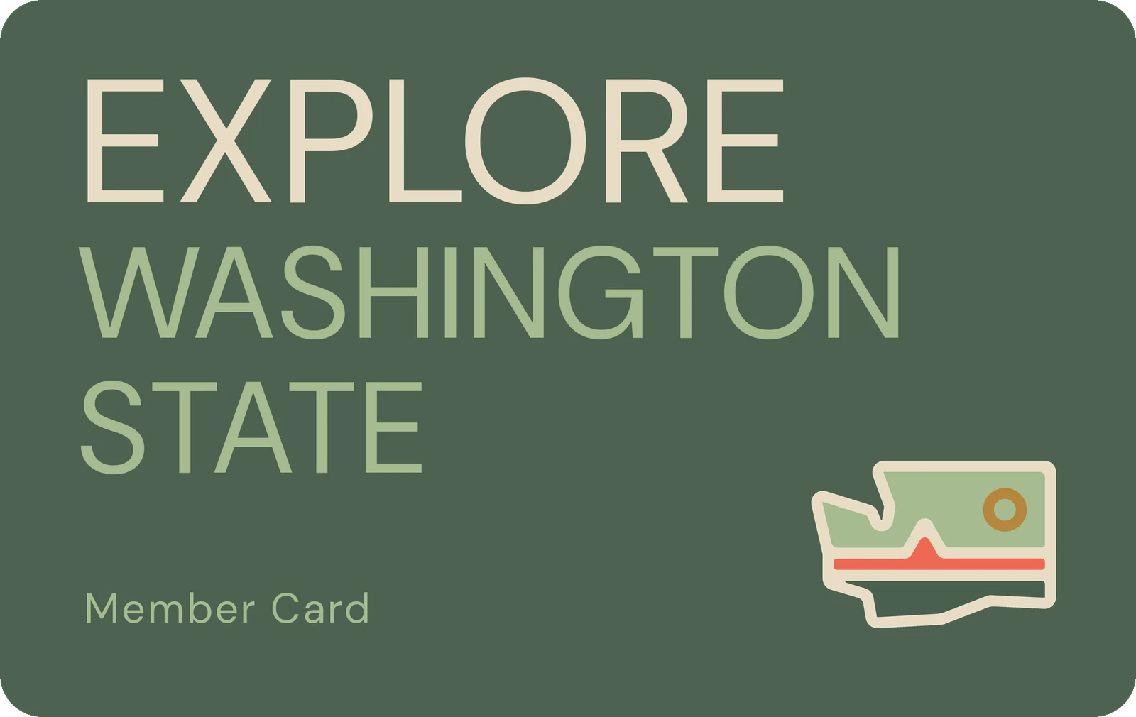 Explore Washington State Member Card